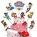 Yisscen Lot de 45 décorations de gâteaux d'anniversaire au motif de Pat’ Patrouille, pour enfant