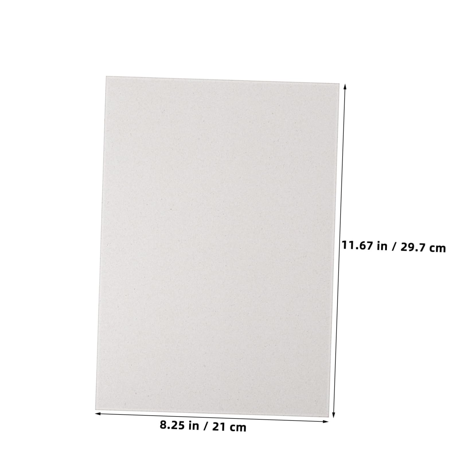 Veemoon Graue Kartonmodelle 20 Blatt, Starke Pappe für Bastelprojekte | A4-format, Geeignet für Scrapbooking und Verpackungen, Widerstandsfähig und Vielseitig Nutzbar
