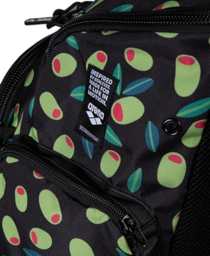 Image of ARENA Spiky III Backpack 45 Swimming Athlete Sports Gym Rucksack Large Training Gear Equipment Swim Bag for Men and Women, 45 Liters, Olives