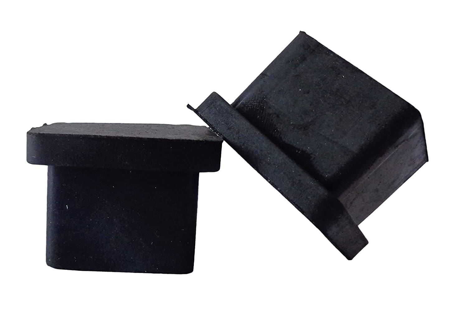 MINSALES ® Rubbers 1 Inch (25 mm) Square Rubber Bush, Mate or Cap for