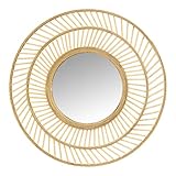 Stratton Home Décor S23821 Mirror, 31.50W X.75D X 31.50H, Natural