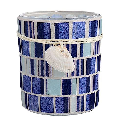 UKCOCO 1pezzi Portacandele in Vetro Bicchiere Per Aromaterapia Portacandele Tealight Per Matrimonio Festa Casa e Regalo