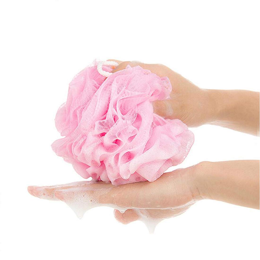 10 Pack of Bath Loofah Shower,Small Size Sponge Pouf Body Scrubber Exfoliator Scrubber Ball,Mesh Bath and Shower Sponge for Kids Women Men Body Wash Bathroom : Beauty & Personal Care