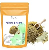 50g Gemahlene Lorbeerblätter - Lorbeerpulver - Aroma & Intensiver Geschmack - 100% Natürlich, Rein und Keine Zusatzstoffe | Tazarin Ltd