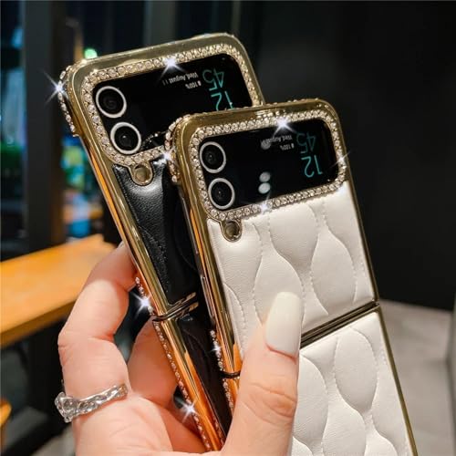 Coque Galaxy Z Flip 4 plaquée Or anti-rayures et antichoc