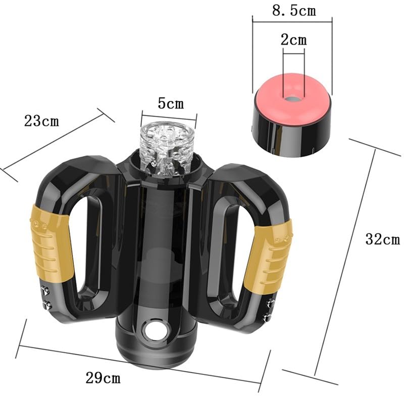 JITEM Electrical Tool Fully Automatic Smart Fitness Equipment, Multi-Speed Frequency Conversion, Double Handles, Easy to Clean, size