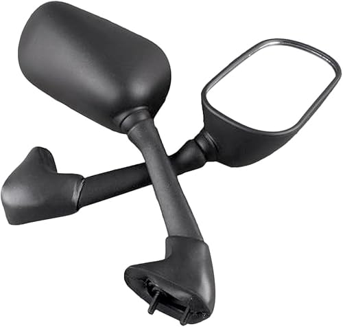 Miniatura 3 de Three T Espejo retrovisor negro de repuesto para Yamaha YZF R1 R6 2001 2002 2003