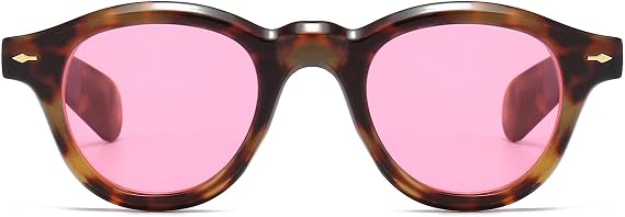 Retro Round Sunglasses for Women Men Vintage Trendy Circle Sun Glasses Fashion chunky shades
