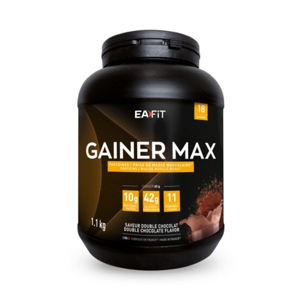 GAINER MAX - Double chocolat - 1,​1 kg
