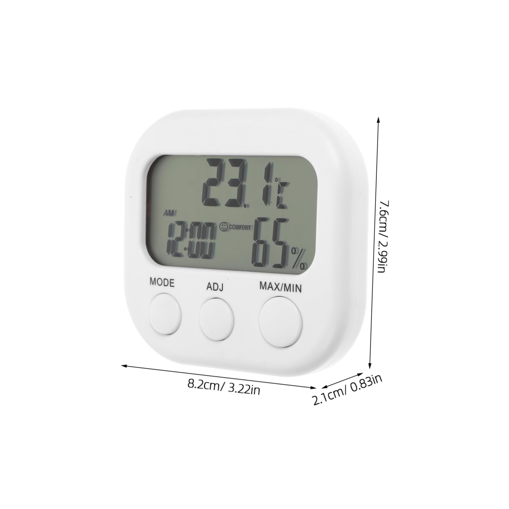 OFFSCH Desktop Thermometer for Home Reptile Thermometer Digital Thermohygrometer