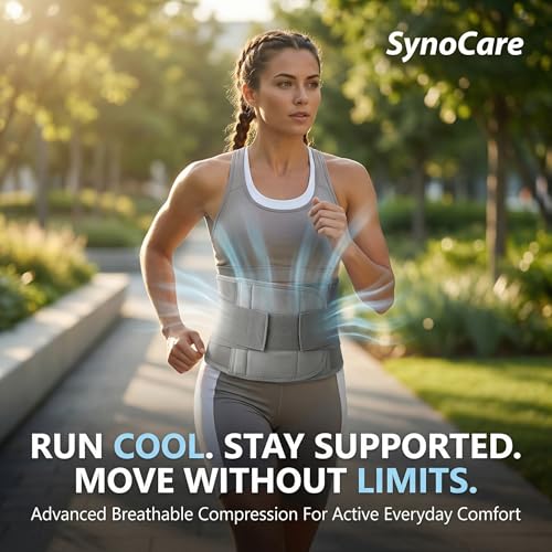 Image of Lumbar Support Belt for Back Pain Relief, Posture Corrector, Waist & Lower Back Brace for Lumbar Support, Muscle Spasm Relief for Men & Women, Adjustable - Medium