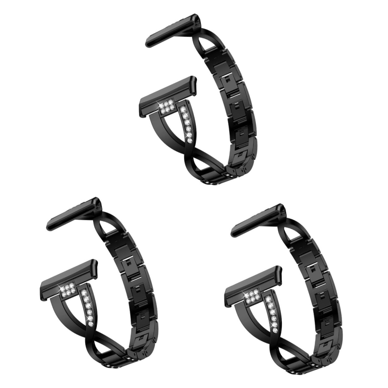 Hemobllo 3 Pièces Ceinture En Acier Montre Accessoires Montres Intelligentes Bracelets De e Pour Hommes Bracelet Bande Hommes es Confortable De e Délicat