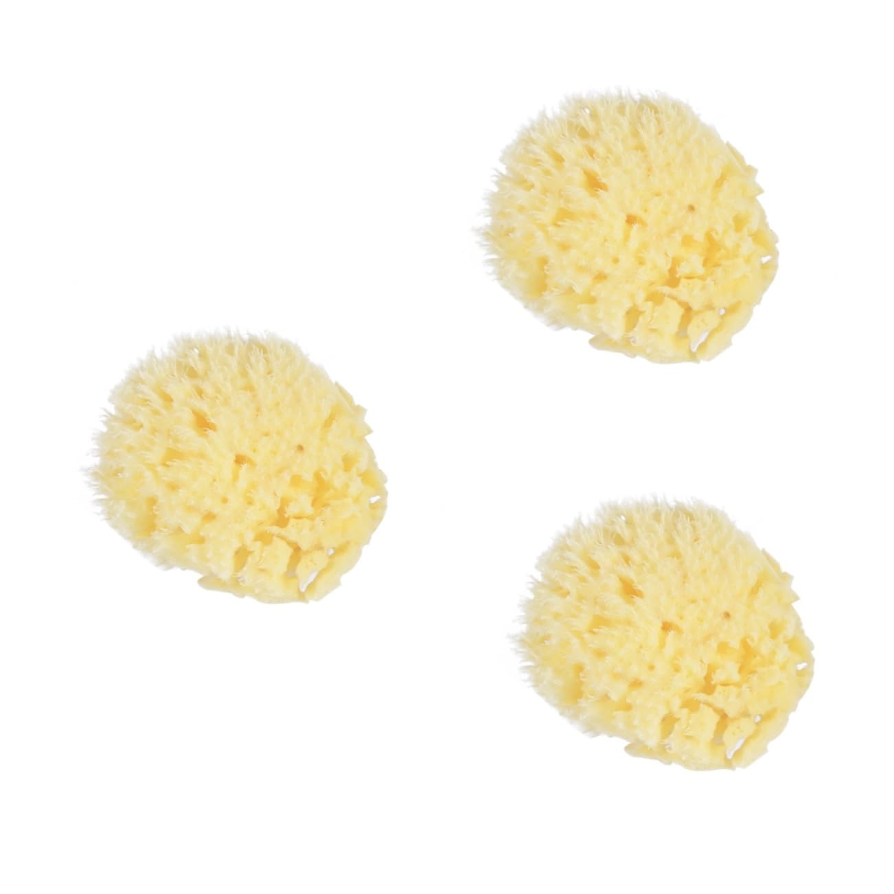 FRCOLOR 3piezas Esponja Natural De Para y Absorbente Para Bebés y Adultos Exfoliación y Limpieza Efectiva