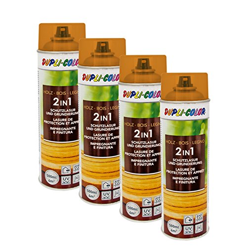 4X DUPLI Color HOLZSCHUTZLASUR WASSERABWEISEND ALLWETTERSCHUTZ Kiefer