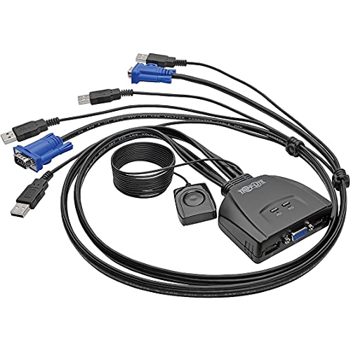 Switch KVM Tripp Lite B032-VU2 Nero sélecteur clavier souris PC