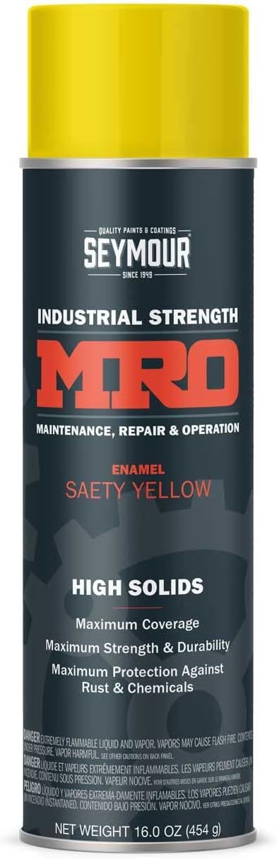 620-1419 Industrial MRO High Solids Spray Paint, Safety Yellow