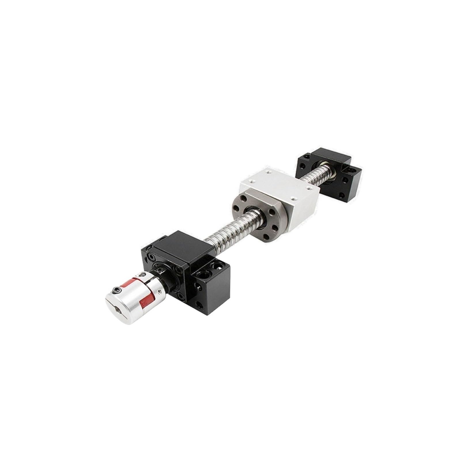 Metal Ball Screw nut 300 to 950mm SFU2005 Set Rolled Ball Screw End Machined+Flange Nut+Housing DSG20H+BKBF/EKEF/FKFF15 End Support+Coupler(950mm)