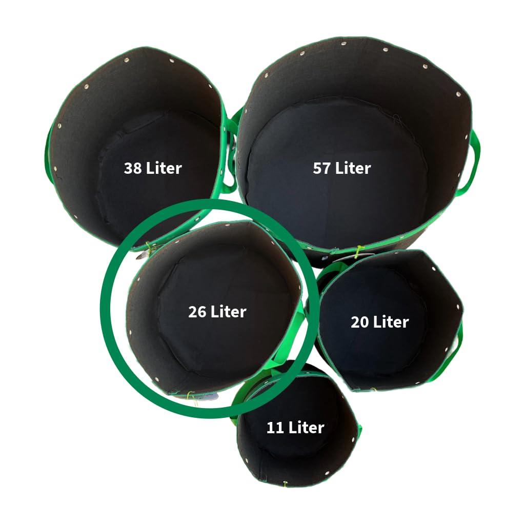 FlexMaster Grow Bag 3 × 26 L – Stofftopf mit LST-Ösen