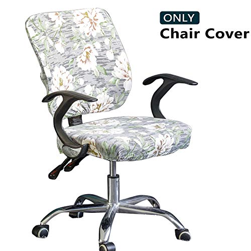 Melaluxe Computer Office Chair Cover - Protective & Stretchable Universal Chair Covers Stretch Rotating Chair Slipcover