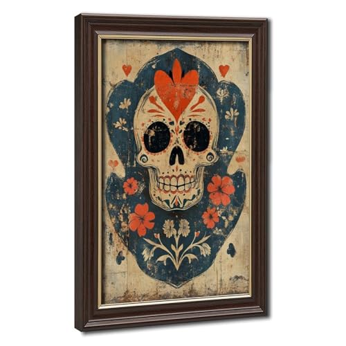 Toile Dia De Los Muertos 61x91cm pour sublimer la déco de votre salon