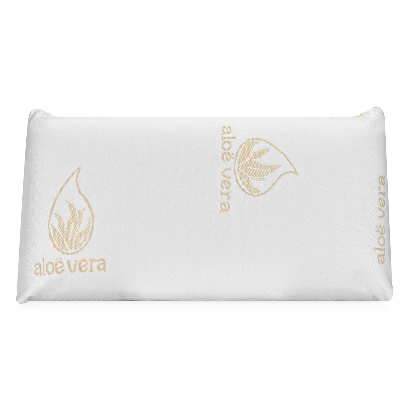 DUÉRMETE ONLINE - Aloe Vera Visco Memory Foam Pillow | Maximum Comfort and Excellent Adaptability with Anti-Stress Properties | 135 x 40 cm