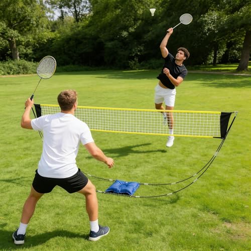 Filet de pickleball pliable avec structure légère et montage rapide