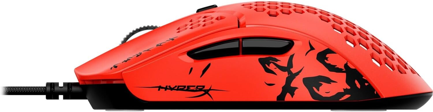 HyperX Pulsefire Haste Wired USB Symmetrical Gaming Mouse - 16000 DPI, 6 Buttons, RGB Lighting, PAW3335 Sensor Customizable HyperX NGENUITY - Itachi Edition PC Gaming Mice