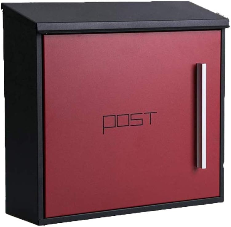 HBJWOV Letter Box Outdoor, Suggestion Creative Stainless Steel Mailbox