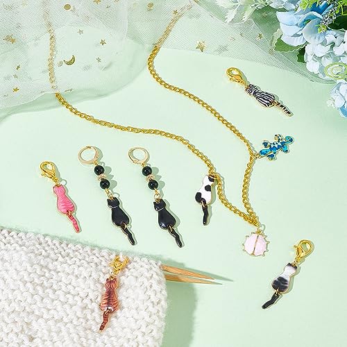 NBEADS 24 Pcs Cat Stitch Markers - Image 4