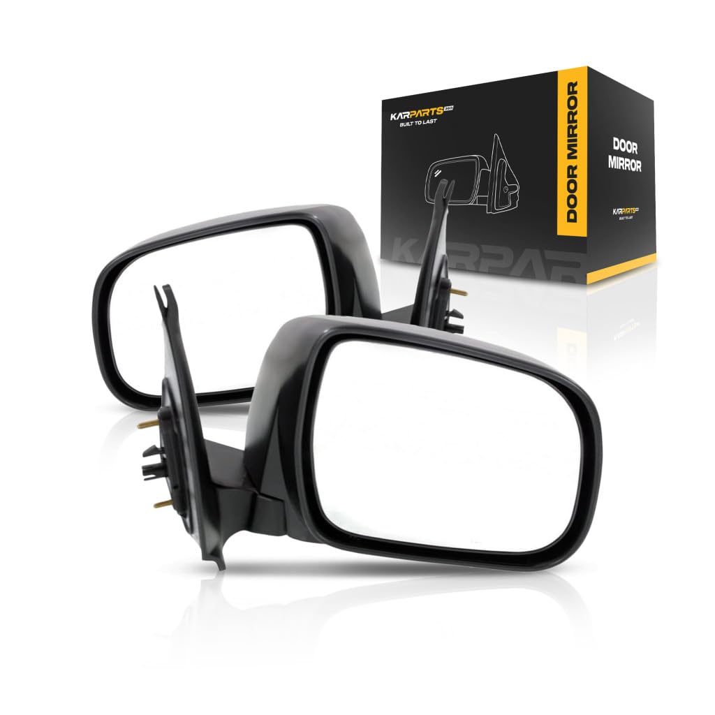 Reflection Man Passenger Side Mirror Assembly Electric Adjustment Non-Heated No Memory Textured Compatible With 2003-2009 Toyota 4Runner Sanyo Reloj