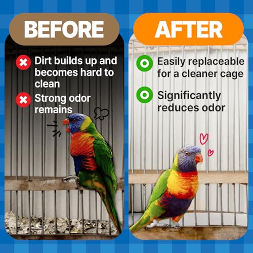 Image of T TORTO9 Bird Cage Liner - 120 Paper Sheets, 9 inch x 12 inch, 0.87 lb - Ideal for Pet Habitats, Bulk Pack for Long-Lasting Use, Newsprint Texture, Convenient Parcel Packaging