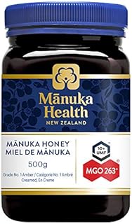 Manuka Honey MGO 263+ UMF 10+ (Silver) by Manuka Health, 500g