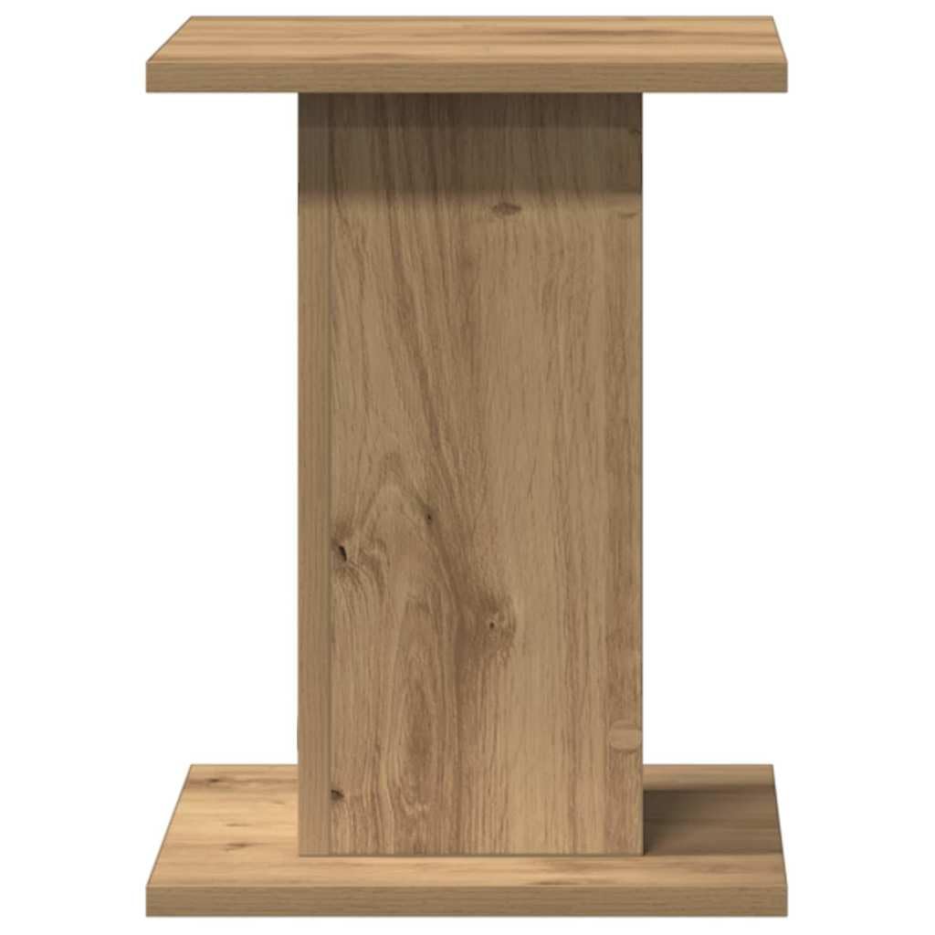 vidaXL Supporti Altoparlanti 2 pz Rovere 30x30x40 cm in Multistrato, stand per altoparlanti, supporto per altoparlanti da tavolo, supporto per altoparlanti surround