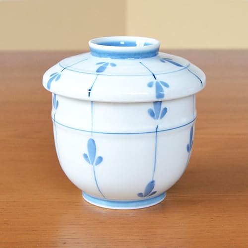 Miniatura 3 de 有田焼やきもの市場 Chawanmushi - Juego de 2 vasos japoneses Chawan Mushi Arita Imari fabricados en Japón Mebae