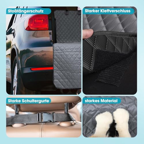 Funda de maletero para coche y perros, alfombra banqueta trasera para BMW X2 (U10) 2023-2024-2026 4