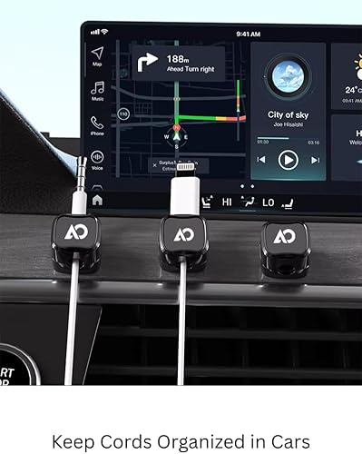 Miniatura 6 de Organizador de cables, clips magnéticos de alta calidad para escritorio, gestión de cables adhesivos debajo del escritorio, accesorios esenciales de