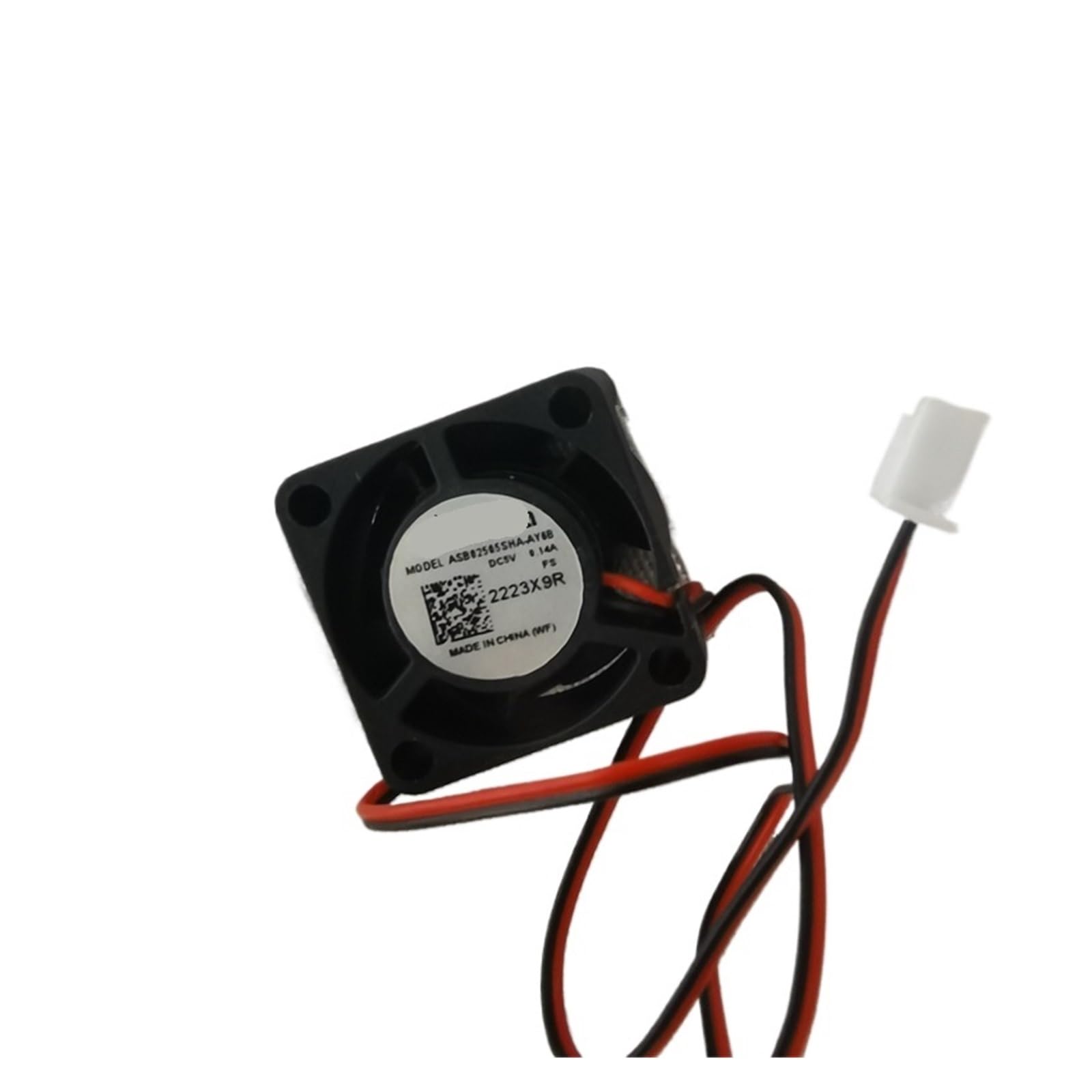YMUGUEGH 25x25x10mm ASB02505SHA-AY6B 2510 5V 0.14A 25mm fan 1w DC cooling fan(2wire high rpm)