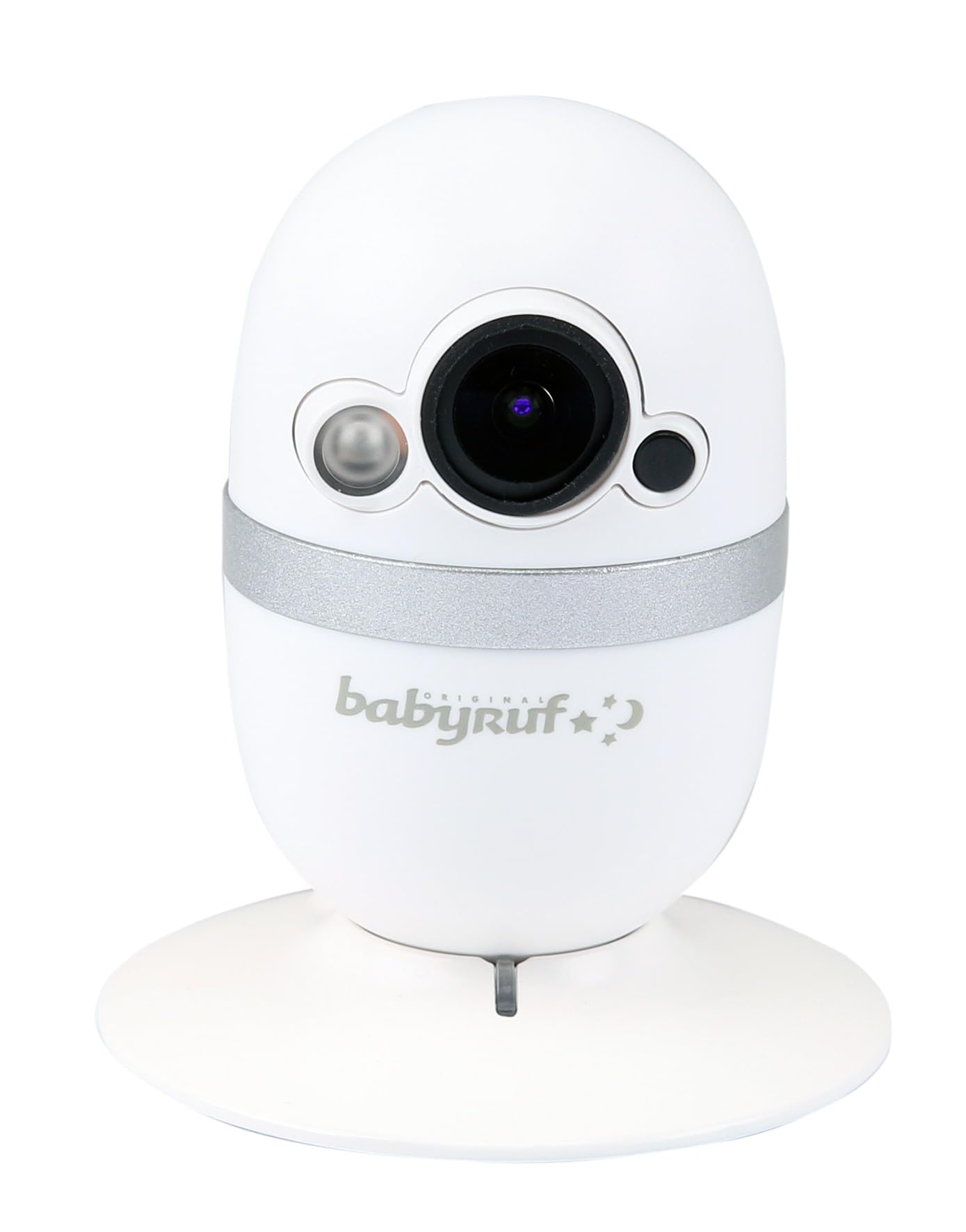 Babys CC 1000 elektroniczna niania z kamerą IP/Wi-Fi, z noktowizorem i funkcją interkomu, sterowanie za pomocą aplikacji na smartfon, kolor biały, 1 sztuka (1 opakowanie)