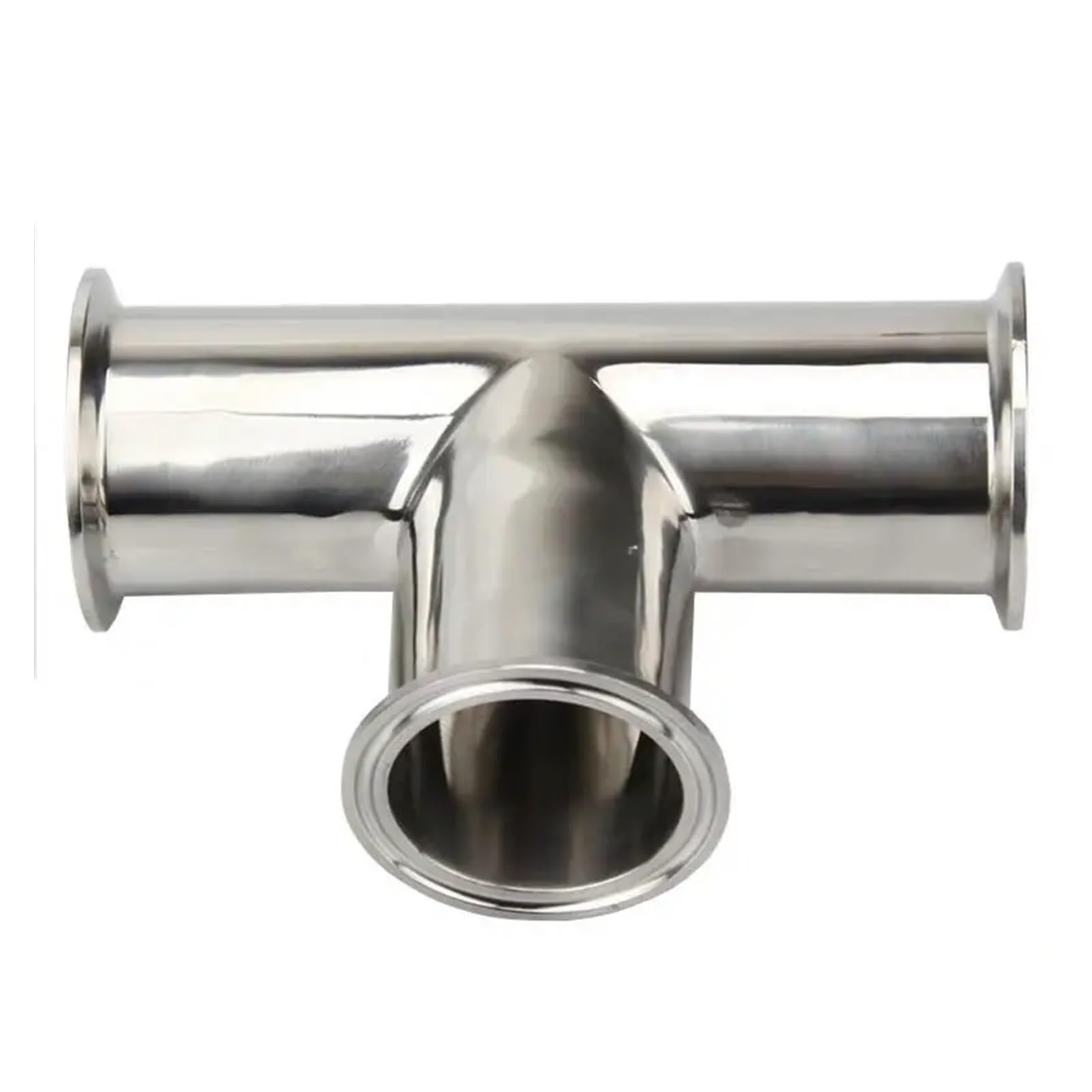 Ghiera bidirezionale in acciaio inox 304, 51-64 mm, unidirezionale, 38-51 mm, raccordo a T a 3 vie, 3,8 cm e 5,1 cm, morsetto triplo