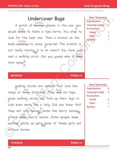 Daily Paragraph Editing, Grade 3 Teacher Edition - Image 3