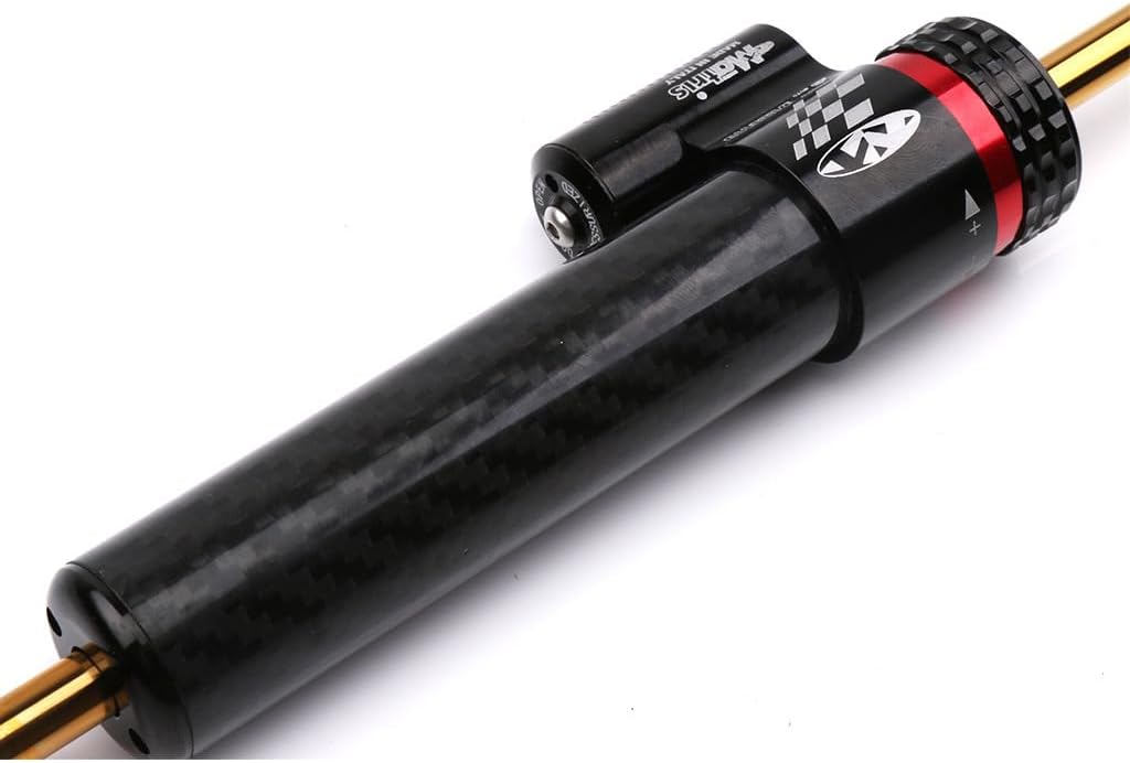 Steering Damper stabilizer kit for The V5 Electric Scooter, Made from high-Strength Aluminum Alloy with a Carbon Fiber Coating, Improves handling, Stability, and Safety