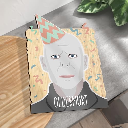 Lieblings Muggel Holzkarte - Oldermort Geburtstagskarte mit Umschlag | oldermort karte, Muggle, Lustige Geburtstagskarte, Zauberin, Zauberer, Witzige Geschenkidee für Fantasy-Liebhaber, Magie Geschenk