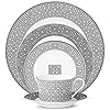 Elevate Your Dining with the Noritake Infinity 5-Piece Dinnerware Set in Black & Grey - Buy Today! – Noritake