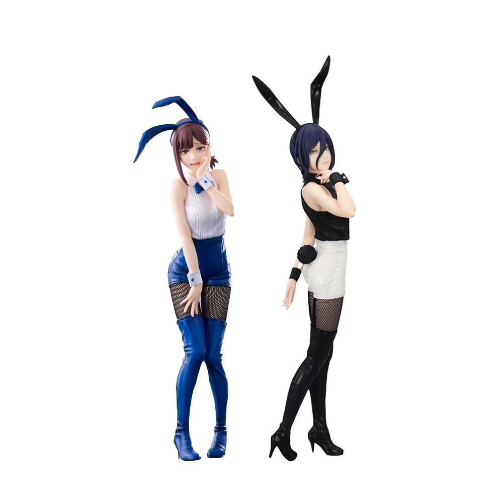 Higashiyama Kobeni & Reze - 2 statuette di anime Bunny Girl, modello Reze, action figure decorativa da scrivania, da collezione, regalo per fan