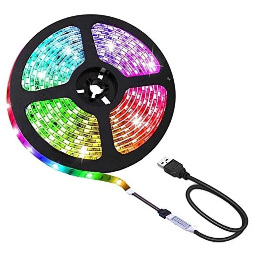 haosheng ATTYOU™ Flerfärgad RGB 50 cm 19,7 tum LED-remsa lampa LED TV bakgrundsbelysningskit med USB-kabel Gerneric RU50