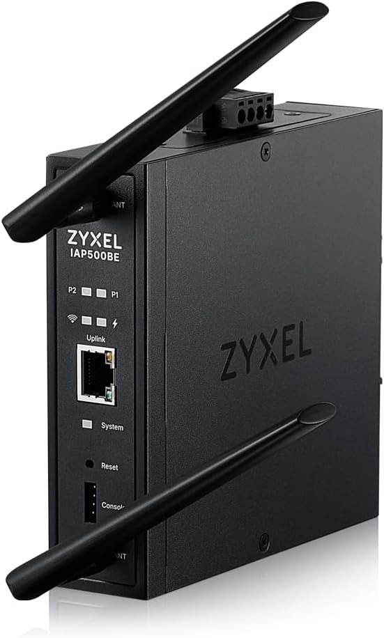 Zyxel WiFi 7 BE5000 Wireless Access Point | Industrial Robust Product Design | 4-Stream Dual Radio | Flexible Installation | Nebula App, Cloud, Control or Standalone [IAP500BE]