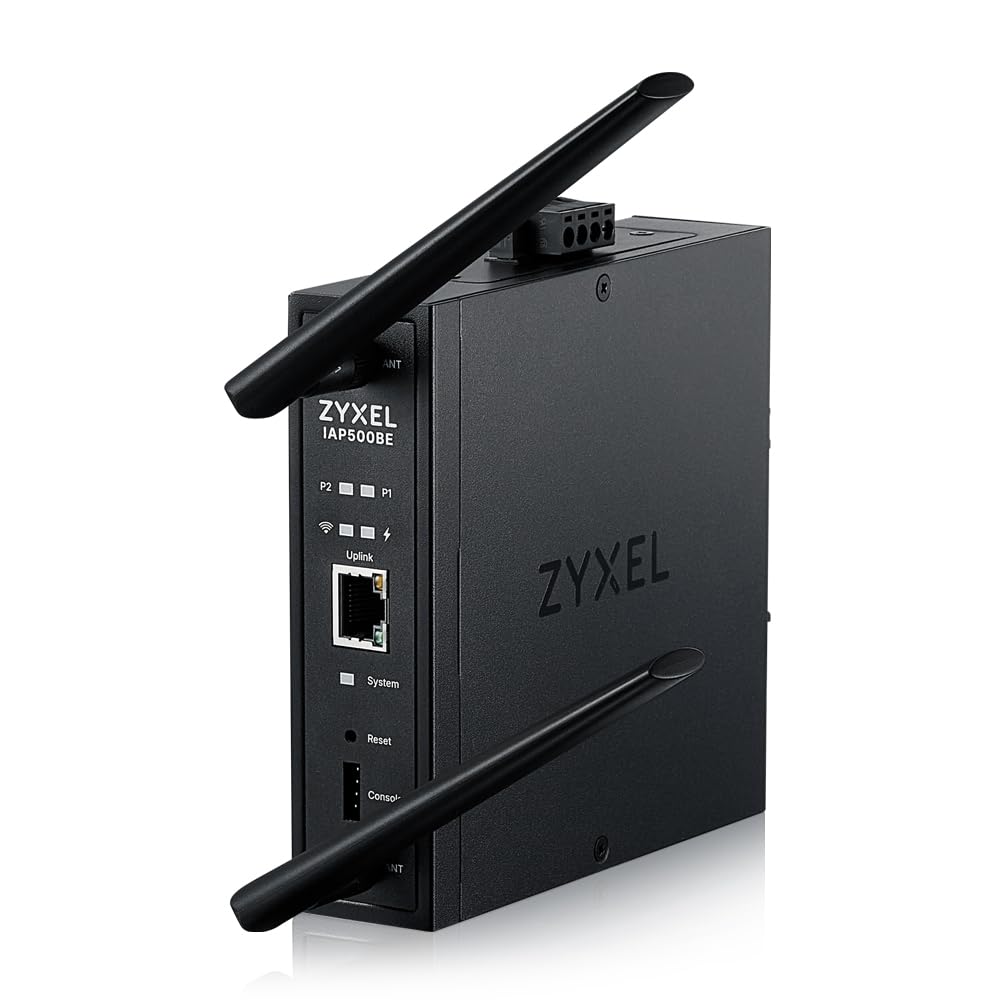 Zyxel WiFi 7 BE5000 Wireless Access Point | Robustes Industriedesign | 4-Stream Dual-Radio | Flexible Installation | Nebula App, Cloud, Controller oder Standalone [IAP500BE]