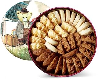 ジェニーベーカリー 4ミックス クッキー (L) 640g x 1個 [ランダム缶ケース] 美味しい スナック 手軽 お土産 ティータイム [並行輸入品]
