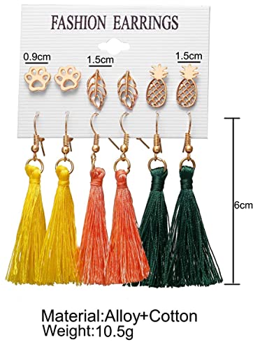 Image of ANNACREATIONS Stylish combo of pearl stud hoop earrings set for Women Girls