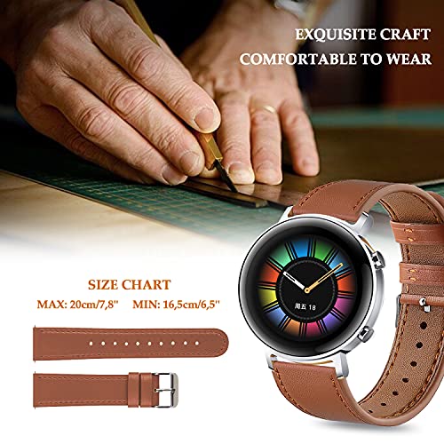 Band Compatibel met Samsung Galaxy Watch Active 2/Watch 42mm/Watch 3 41mm/Watch 4/4 Classic/Huawei Watch GT 3/GT 2 42mm… - Image 4